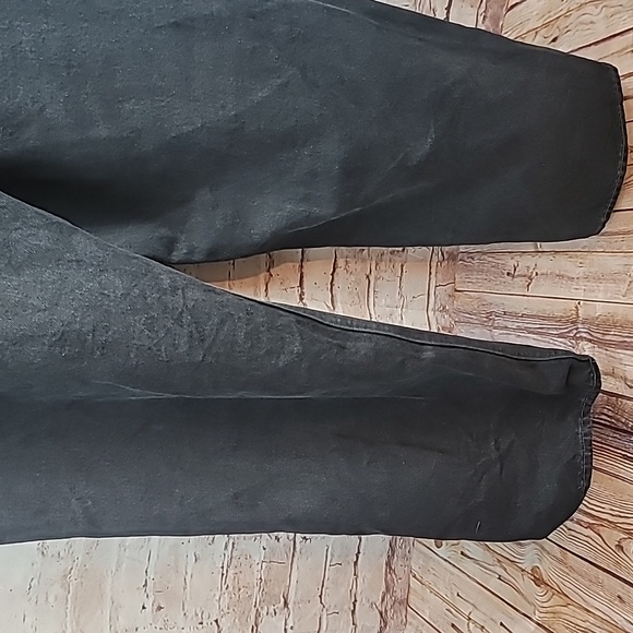 H&M Loose Fit Black Jeans 40 X 32 Like New - Picture 8 of 11